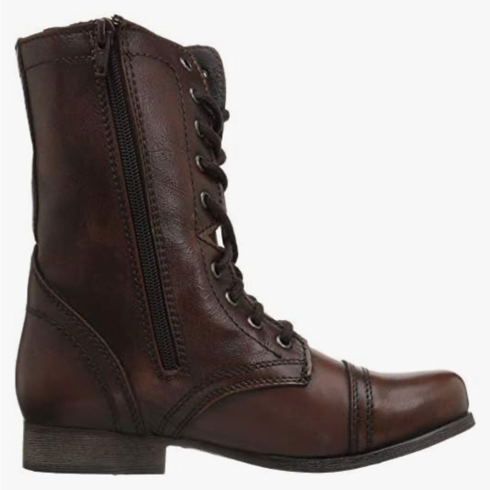 Steve Madden Brown Combat Boots
